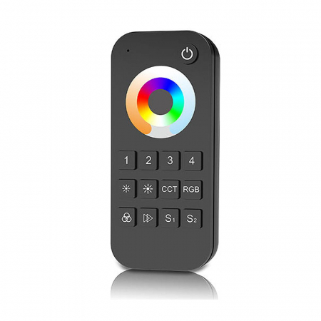 LED szalag vezérlők - 5 az 1-ben LED távirányító – MONO / CCT / RGB / RGB+CCT – 4 zóna – RT10