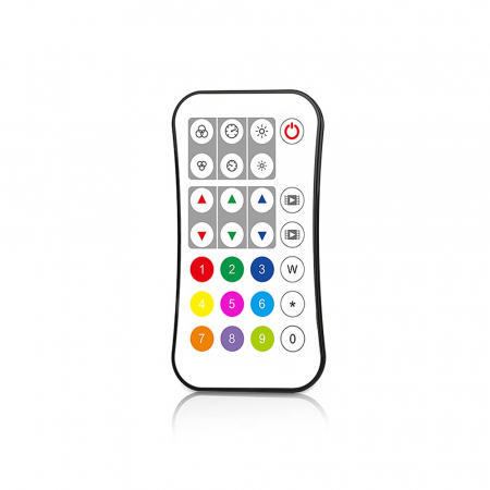 LED szalag vezérlők - LED távirányító – RGB / RGB+W – 1 zóna – digitális LED szalagokhoz – R9