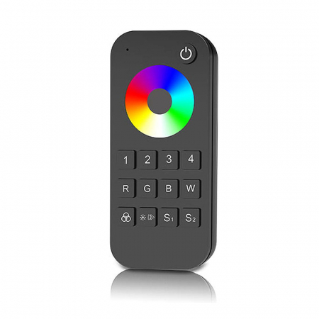 RF RGB / RGBW vezérlőrendszer - LED távirányító – RGB / RGB+W – 4 zóna – RT9