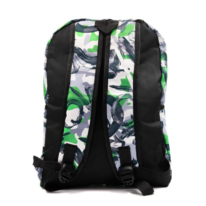 Ghiozdan CNX Grafitti, 1 compartiment, 3 buzunare, textil, diverse culori, 3221 [5]