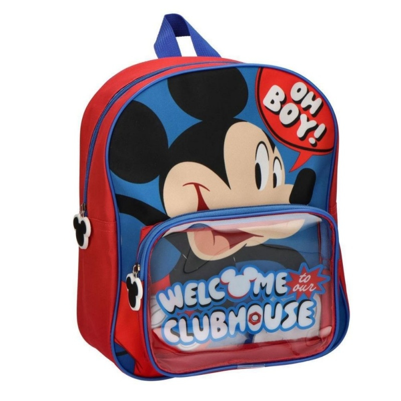 Ghiozdan gradinita Cerda Mickey, 25cm, 2 compartiment, 25x30x12cm, 677416 [2]