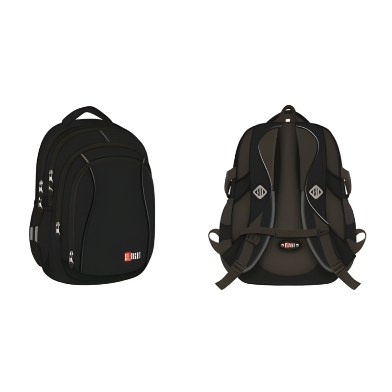 Ghiozdan St.Majewski St.Right Black, 43x32x20, 674600 [2]