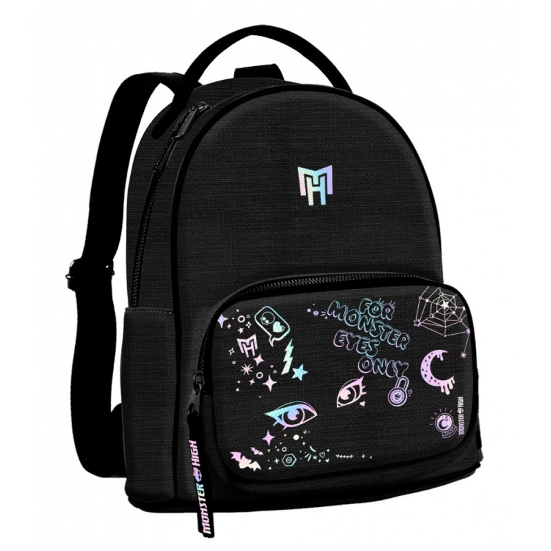 Ghiozdan Starpak Monster High, 28cm, 1 compartiment, negru, 518385 [2]
