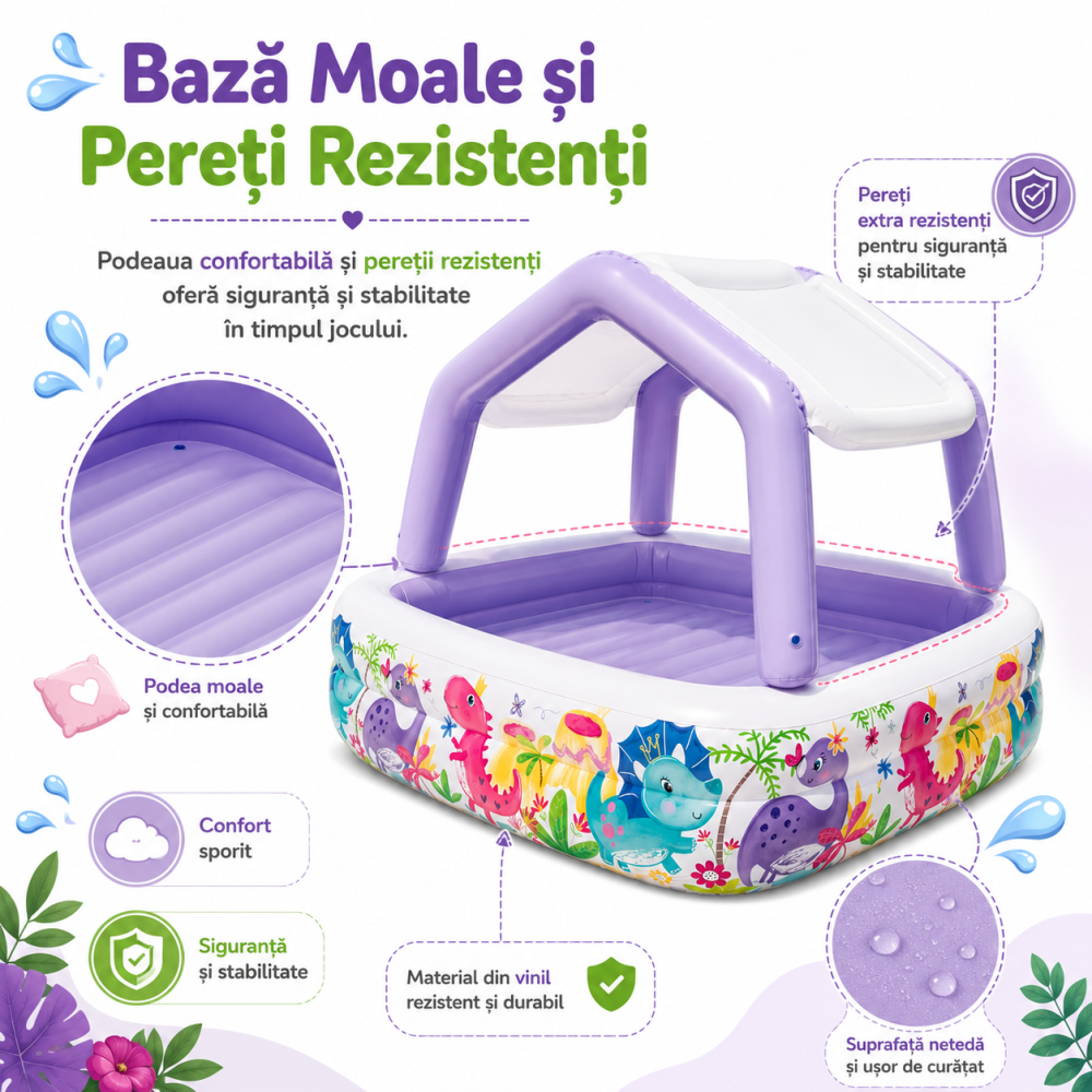 piscina-acoperita-sun-shade-pentru-copii-intex-157x157x122cm [4]