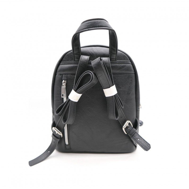 Rucsac St.Majewski Wednesday, 28cm, 1 compartiment, piele sintetica, negru, 690976 [4]