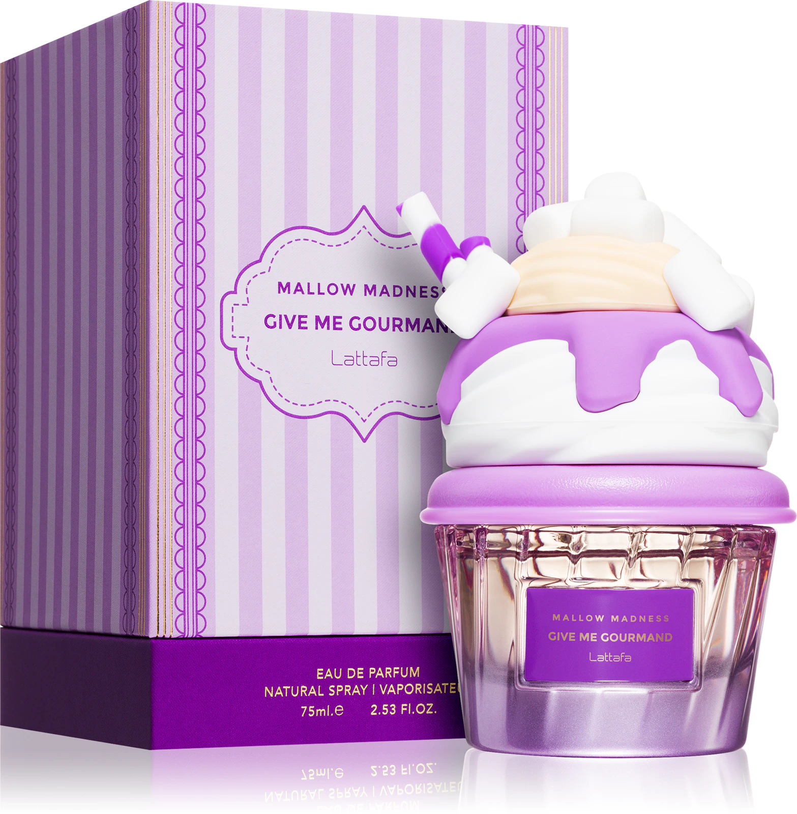Parfumuri unisex - apa-de-parfum-lattafa-mallow-madness-give-me-gourmand-75ml-unisex