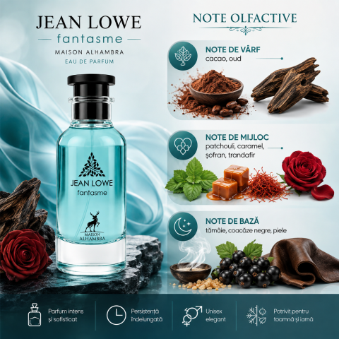 Apă de parfum Maison Alhambra Jean Lowe Fantasme, 100 ml, unisex [1]