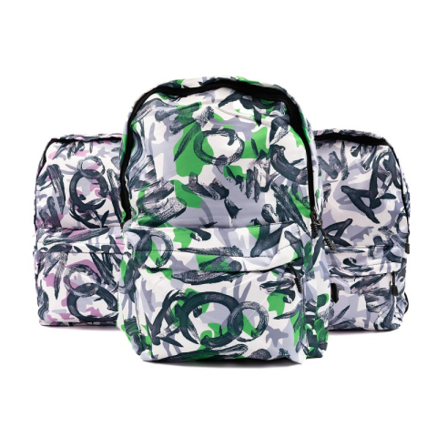 Ghiozdane scoala - Ghiozdan CNX Grafitti, 1 compartiment, 3 buzunare, textil, diverse culori, 3221