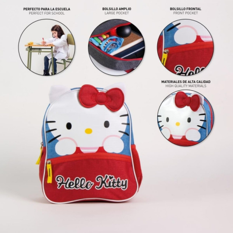Ghiozdan gradinita Cerda HelloKitty, 15.5x30x10cm, 510492 [8]