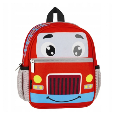 Ghiozdane scoala - Ghiozdan gradinita Starpak Car, 26cm, 1 compartiment, 26x23x9cm, 552317