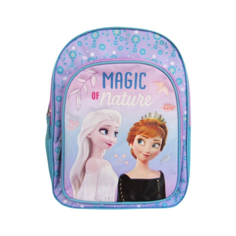 Ghiozdan St.Majewski Frozen - Magic of Nature, 38cm, 3 compartimente, 2 buzunare, bleu cu mov [1]