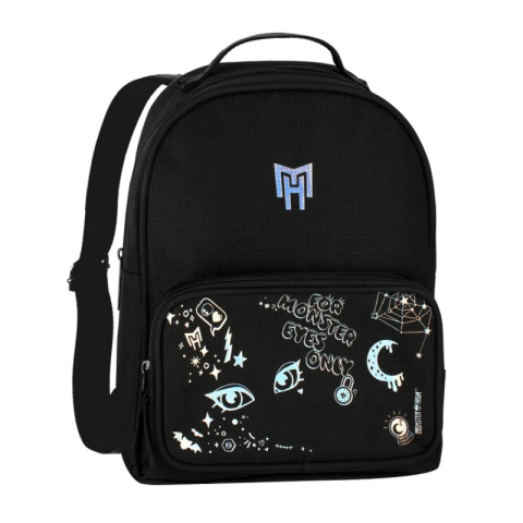 Ghiozdan Starpak Monster High, 28cm, 1 compartiment, negru, 518385 [2]