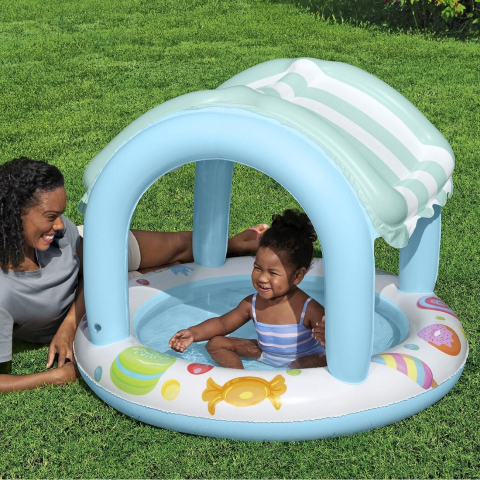 Piscine copii - piscina-gonflabila-acoperita-bestway-model-inghetata-protectie-uv-104x84cm
