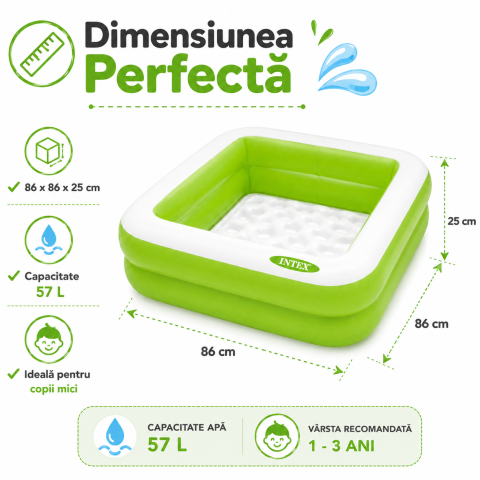 piscina-patrata-pentru-copii-intex-verde-86x86x25cm [2]