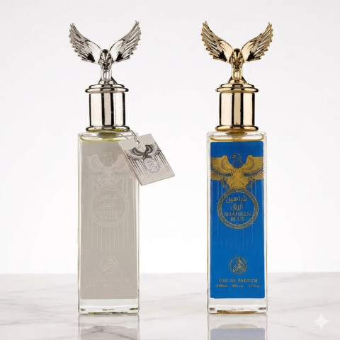 Parfumuri bărbați - set-2-parfumuri-al-fakhr-shaheen-blue-shaheen-white-100ml-barbati