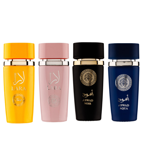Parfumuri femei - set-apa-de-parfum-al-fakhr-lara-aswad-4x100ml-femei-barbati