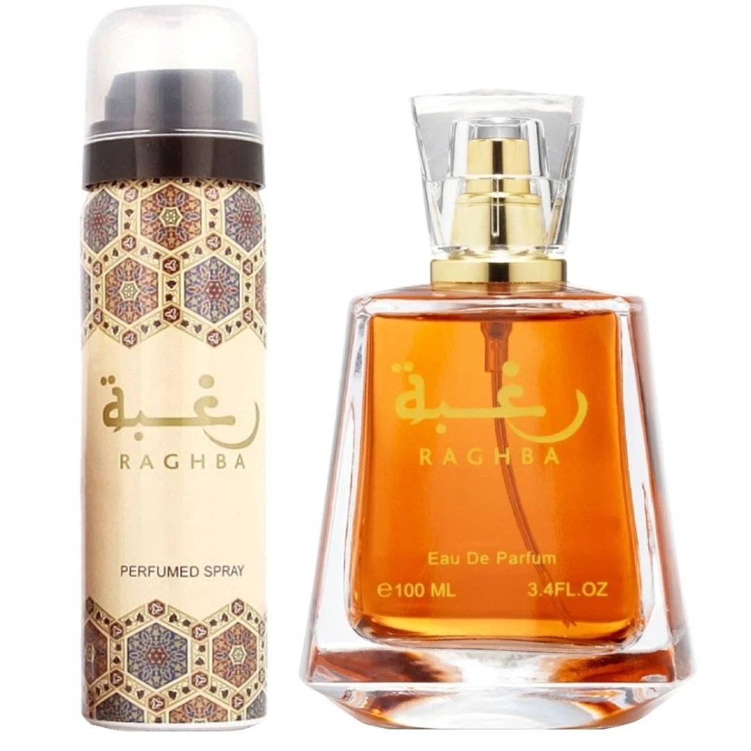 Parfumuri unisex - set-apa-de-parfum-lattafa-raghba-100ml-deodorant-50ml-unisex