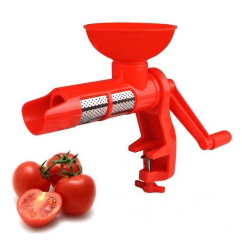 Prese si storcatoare manuale - storcator-manual-de-rosii-rafmix-2327-10-kg-h-cu-sita-din-inox-si-fixare-pe-masa