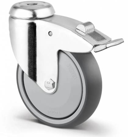 ACCESORII - ROATĂ STĂLP PIVOTANTĂ ȘI SISTEM DE FRÂNARE