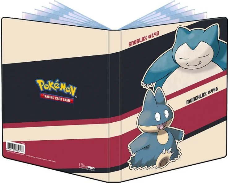 Binder Pokemon Up: Album GS Snorlax Munchlax - 4 Pocket A5 (80 cartonase) [2]