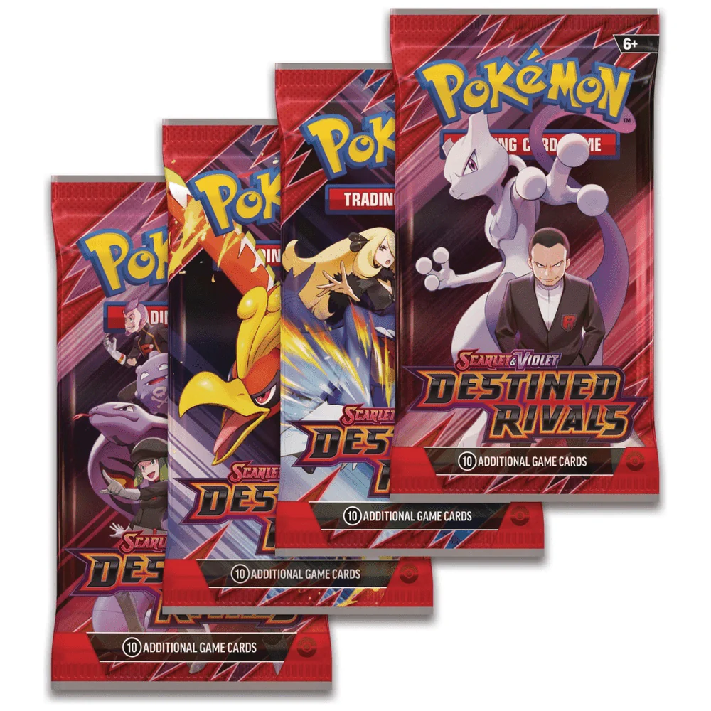 BUNDLE: 4x Booster Packs Destined Rivals (DRI) + Album 4 Pocket A5 [2]