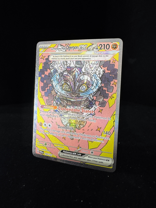 Cornerstone Mask Ogerpon ex (PRE160) - NM | Pokemon Prismatic Evolutions [4]