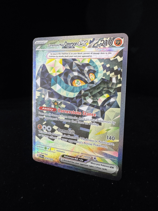 Cornerstone Mask Ogerpon ex (TWM215) - NM | Pokemon Twilight Masquerade [4]