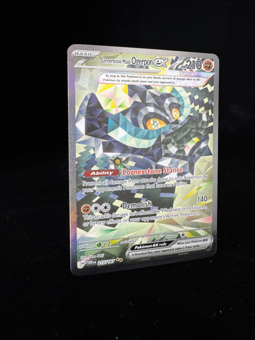 Cornerstone Mask Ogerpon ex (TWM215) - NM | Pokemon Twilight Masquerade [3]