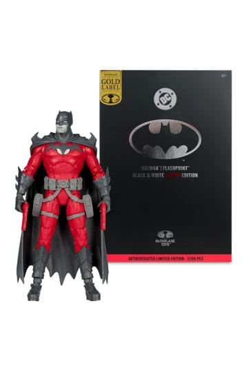 DC Multiverse Action Figure Batman (Flashpoint) (Black & White Accent Edition) (Gold Label) 18 cm [5]