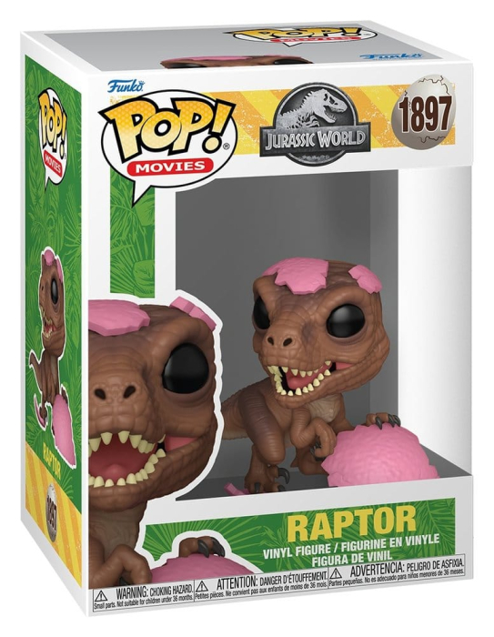Jurassic Park POP! Movies Vinyl Figure SPRG- Raptor 9 cm [2]