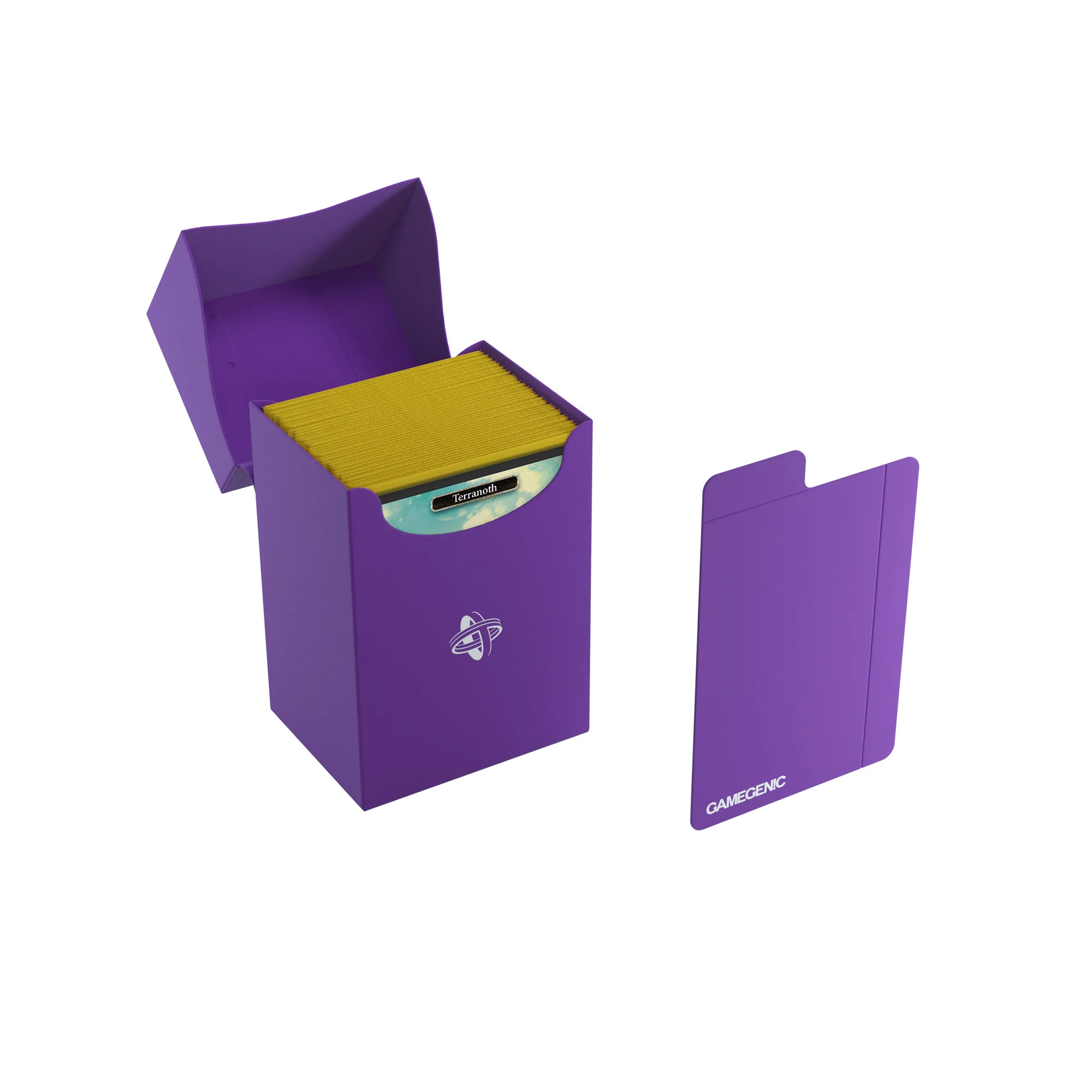 Deck Holder Gamegenic - Protectie pachet carti 80+ (Mov) [4]