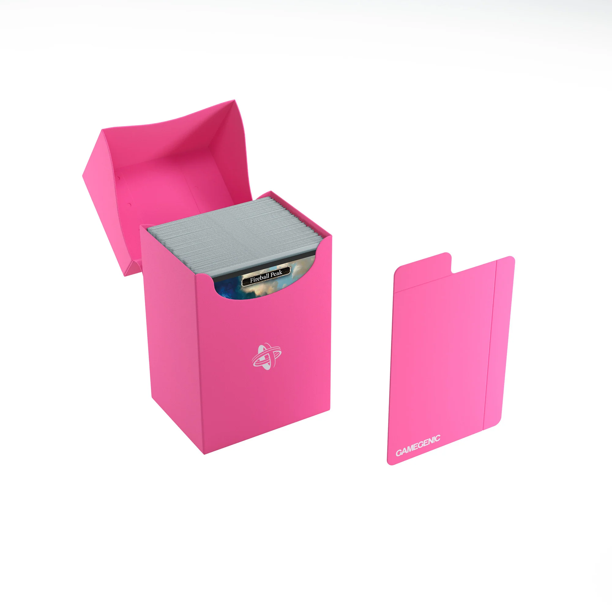 Deck Holder Gamegenic - Protectie pachet carti 80+ (Roz) [4]