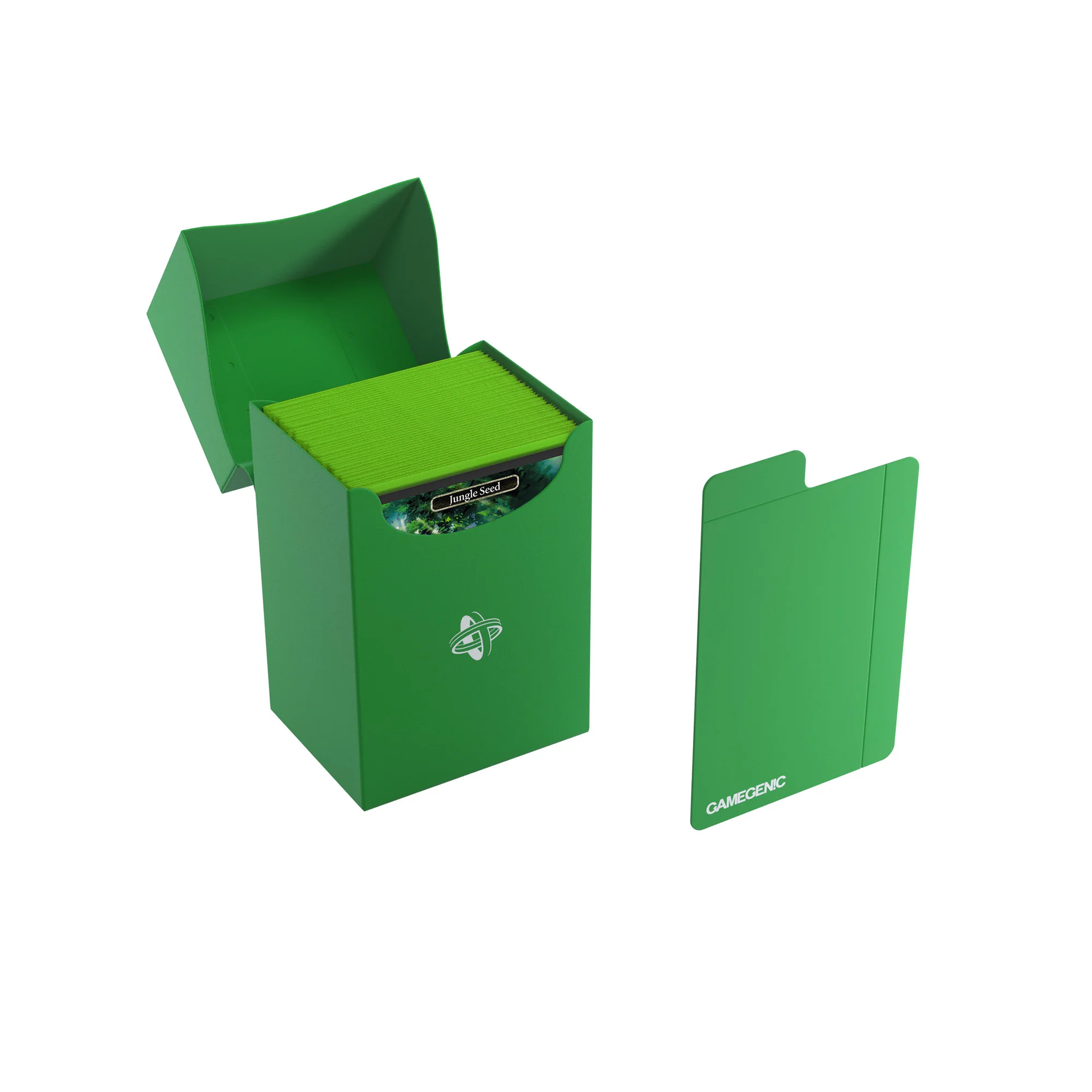 Deck Holder Gamegenic - Protectie pachet carti 80+ (Verde) [4]
