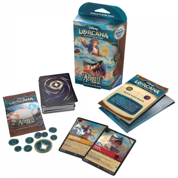 Disney Lorcana TCG: Azurite Sea Starter Deck [Jim Hawkins and Tigger] [2]