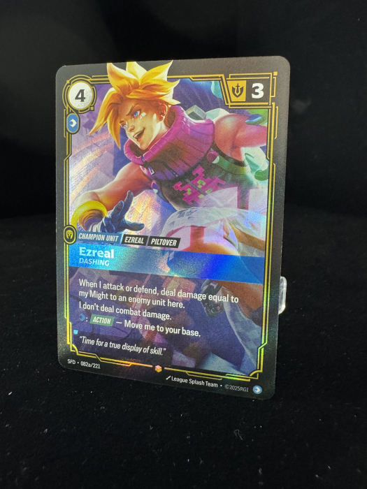 Ezreal, Dashing (V.2 - Showcase) SFD082 - NM | Riftbound Spiritforged [4]