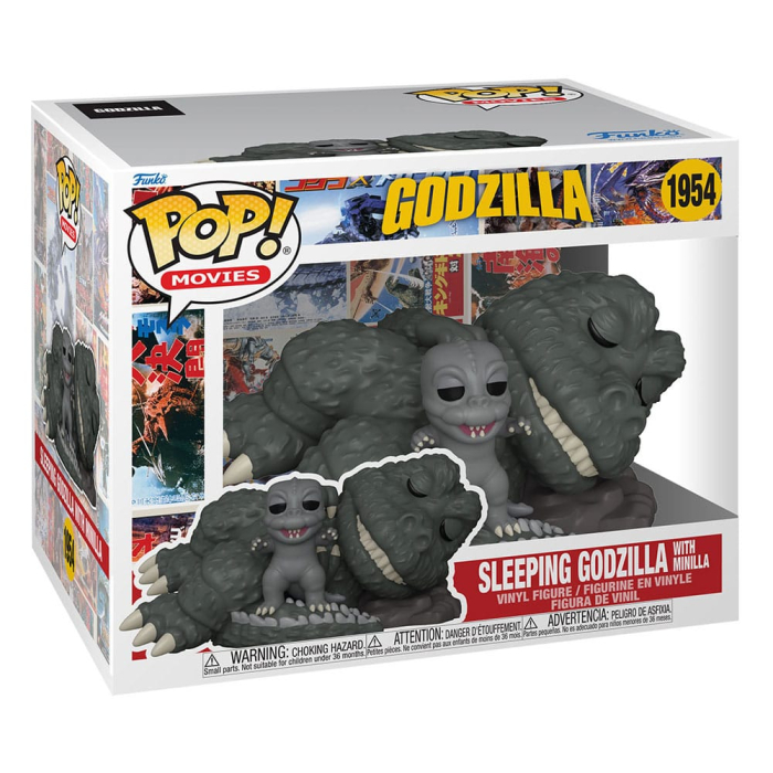Godzilla Super Sized POP! Movies Vinyl Figure Sleeping Godzilla with Minilla 15 cm [2]