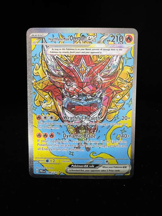 Hearthflame Mask Ogerpon ex (PRE148) - NM | Pokemon Prismatic Evolutions [2]