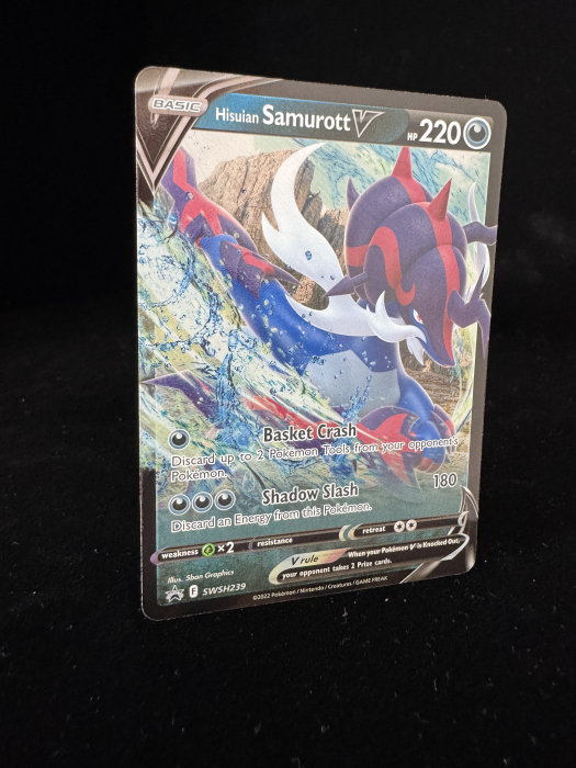 Hisuian Samurott V (SWSH239) - NM | Pokemon SWSH Black Star Promos [3]