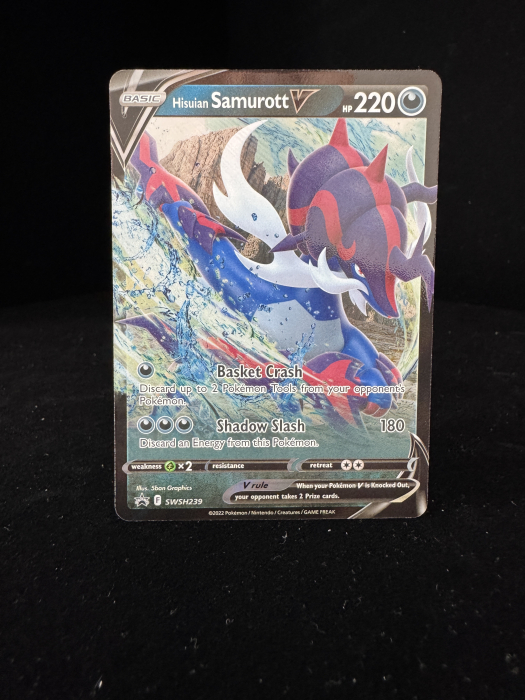 Hisuian Samurott V (SWSH239) - NM | Pokemon SWSH Black Star Promos [2]