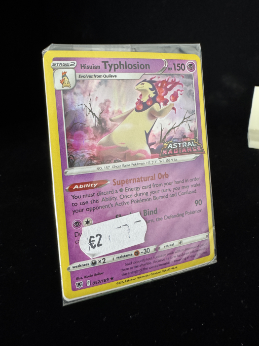 Hisuian Typhlosion (ASR052) sealed GAMESTOP STAMPED - NM | Pokemon Astral Radiance [3]