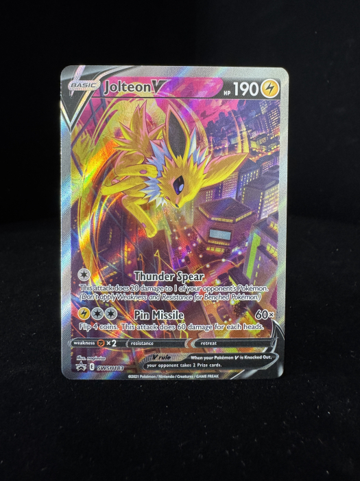 Jolteon V (SWSH183) - NM | Pokemon SWSH Black Star Promos [2]