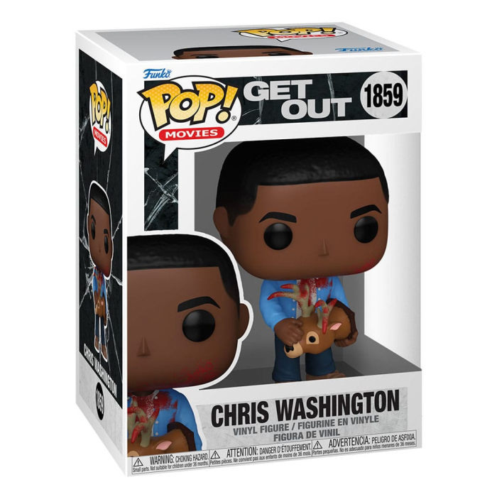 Jordan Peele POP! Movies Vinyl Figure Get Out - Chris Washington w/Deer 9 cm [2]