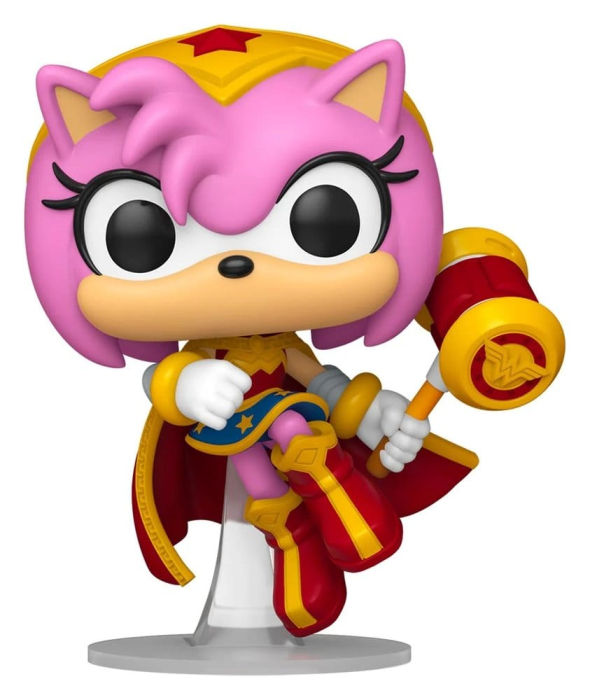 DC x Sonic the Hedgehog POP! Heroes Vinyl Figure Amy as Wonder Woman 9 cm [3]