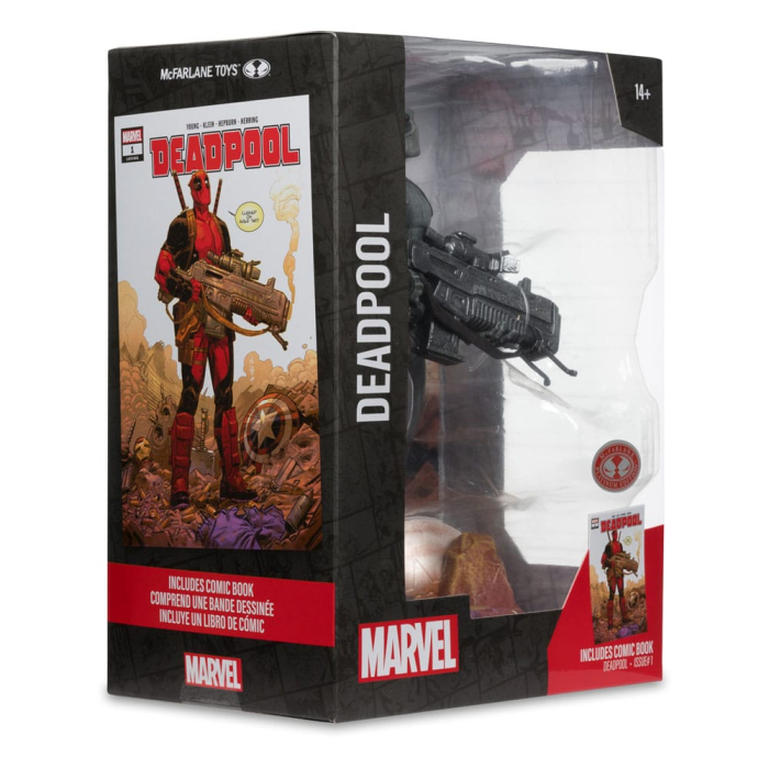 Marvel Collection PVC Statue 1/6 Deadpool (Deadpool #1) [Grey Suit Chase] 27 cm [9]