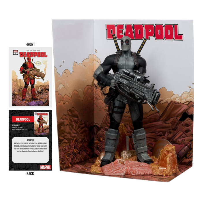 Marvel Collection PVC Statue 1/6 Deadpool (Deadpool #1) [Grey Suit Chase] 27 cm [3]