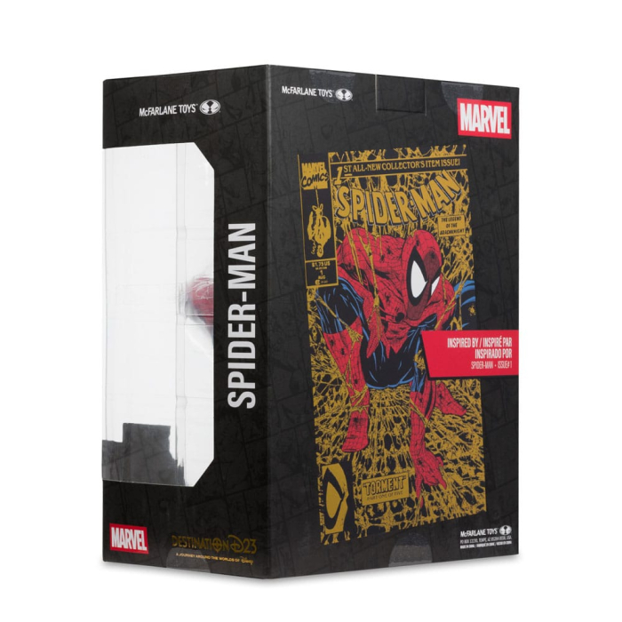 Marvel Collection PVC Statue 1/6 Spider-Man (Spider-Man # 1) (Gold Edition) (Gold Label) 15 cm [4]