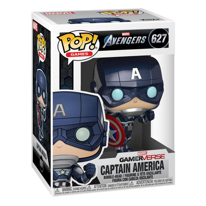 Marvel's Avengers (2020 video game) POP! Marvel Vinyl Figure Captain America 9 cm [2]