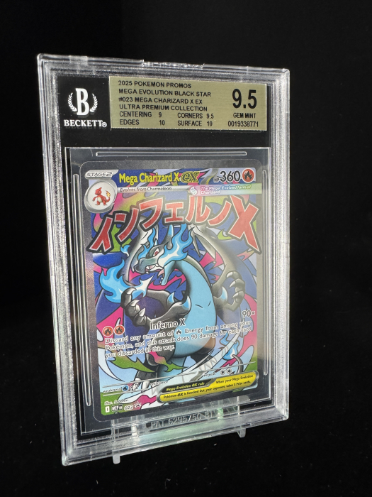 Mega Charizard X ex (MEP023) - Graded BGS 9.5 [GEM MINT] | Pokemon MEG Black Star Promos [4]