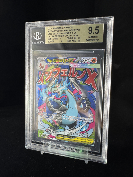 Mega Charizard X ex (MEP023) - Graded BGS 9.5 [GEM MINT] | Pokemon MEG Black Star Promos [5]