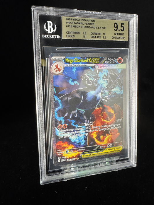 Mega Charizard X ex (PFL125) - Graded BGS 9.5 [GEM MINT] | Pokemon Phantasmal Flames [4]